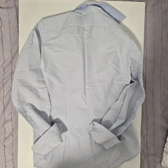 Ralph Lauren White and Blue Striped Shirt - Picture 7 of 7